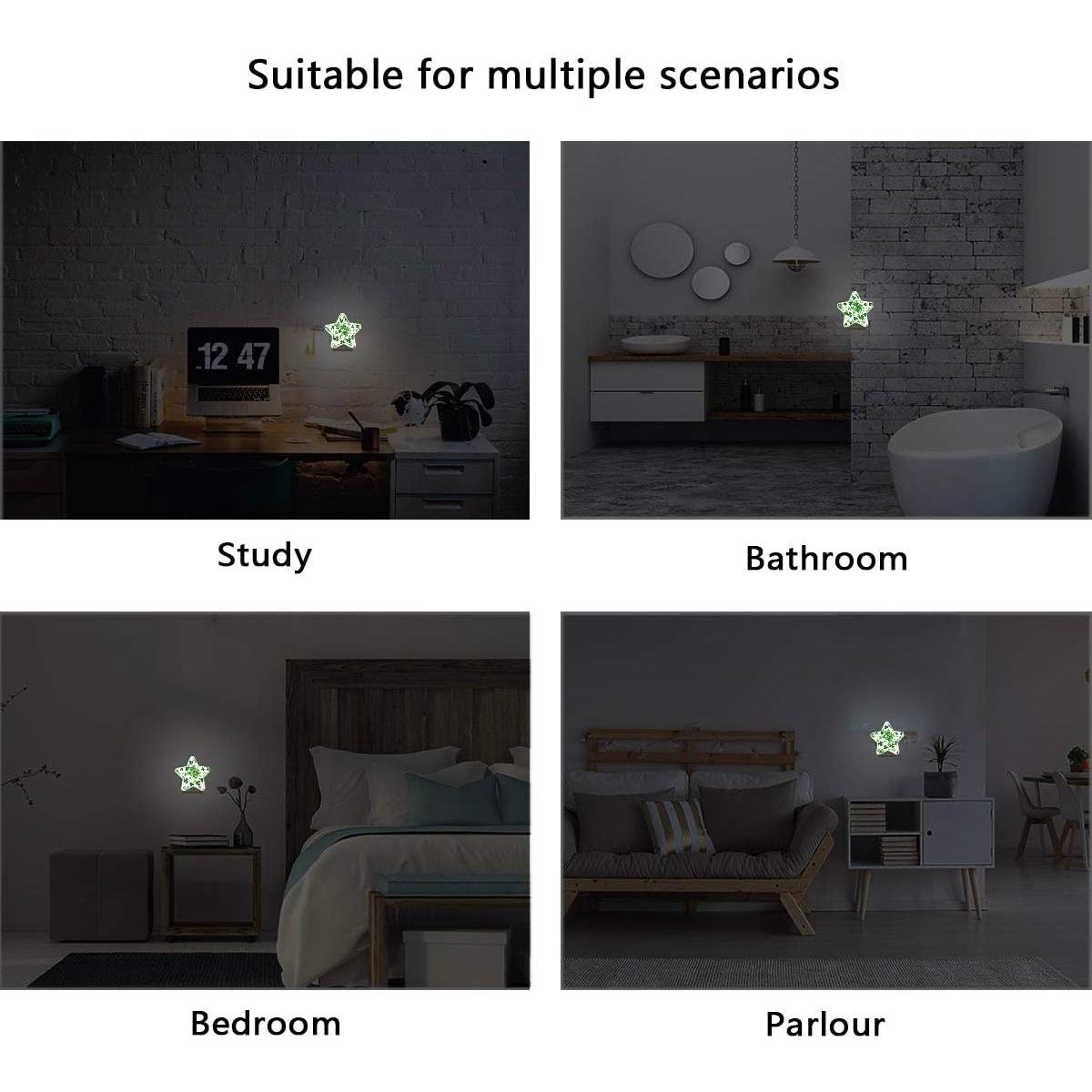 Luz Nocturna LED Bolaz Estrella con Sensor de Crepúsculo 8cm