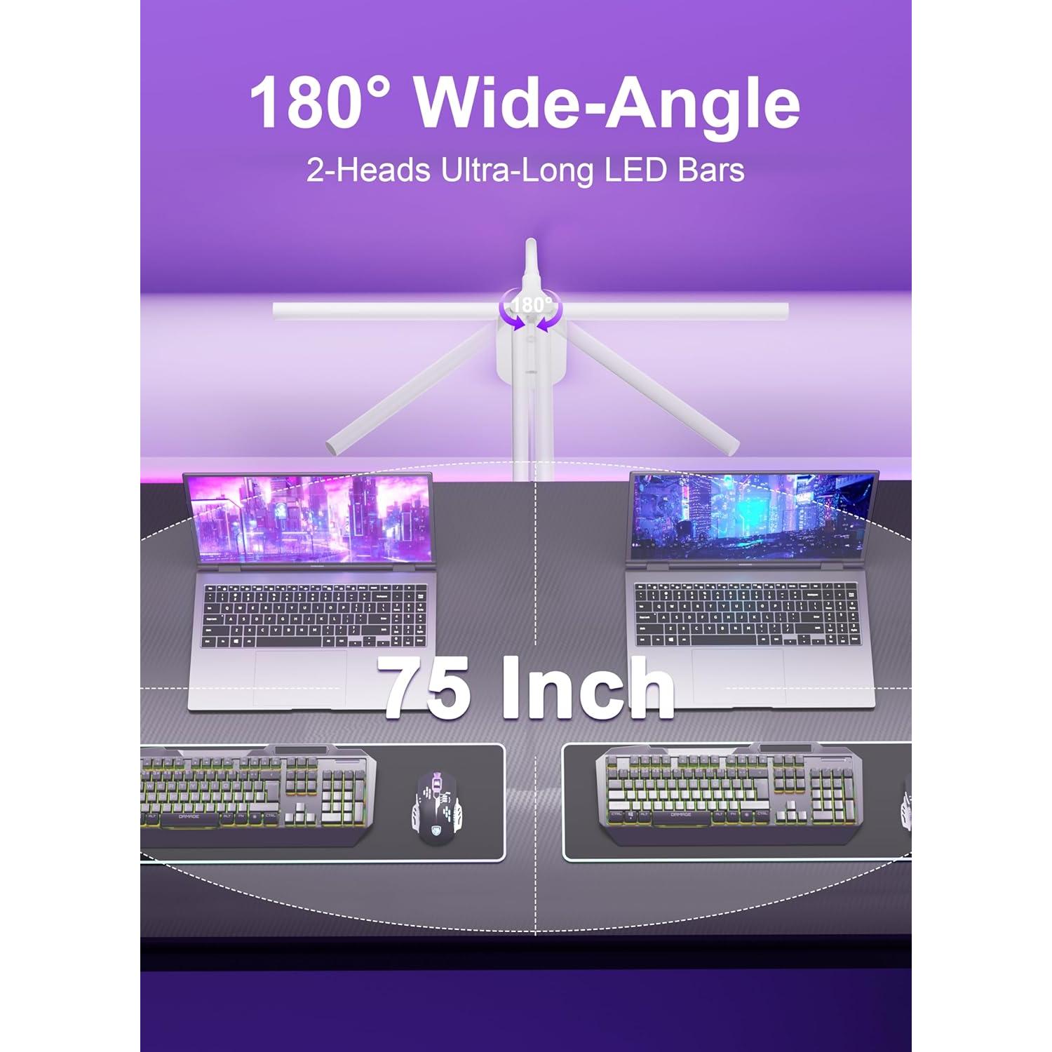 Lámpara de Lectura Montada en Pared TOPMB con 2 Cabezas LED