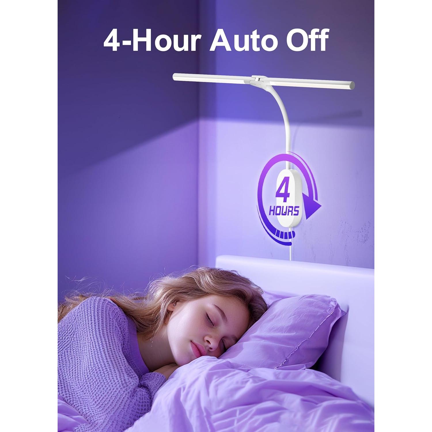 Lámpara de Lectura Montada en Pared TOPMB con 2 Cabezas LED