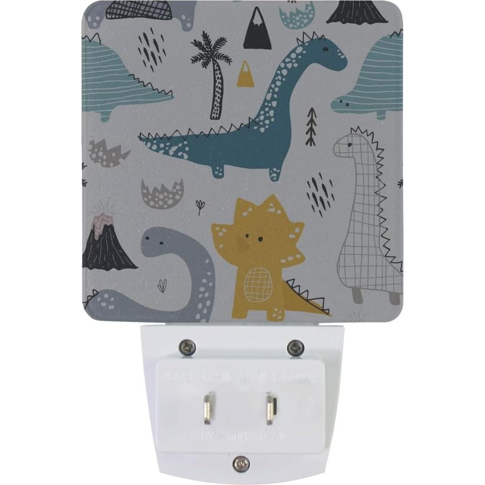 Lámpara de Noche LED Enchufable SYCEES con Sensor Crepúsculo 2 Paquete