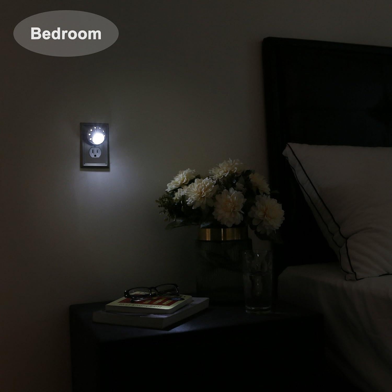 Luz Nocturna LED DEWENWILS con Sensor Automático, 4 Piezas