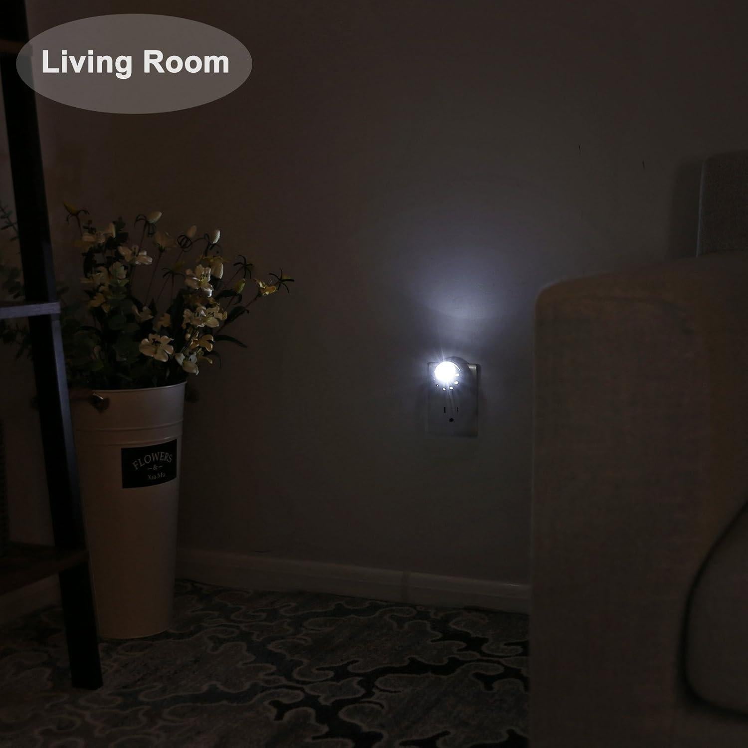 Luz Nocturna LED DEWENWILS con Sensor Automático, 4 Piezas