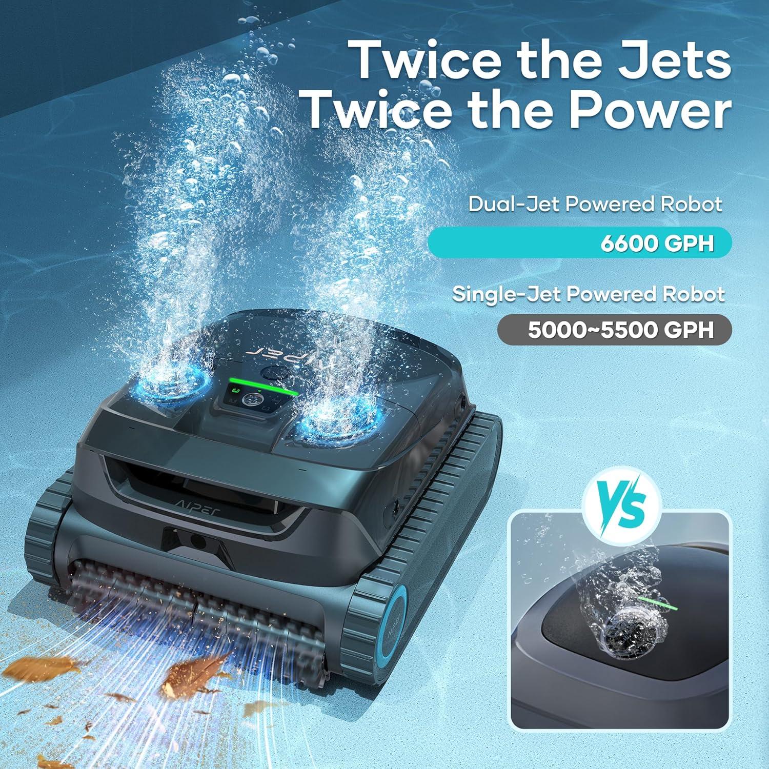 Limpiador de piscina robótico AIPER Scuba X1 y Surfer S2