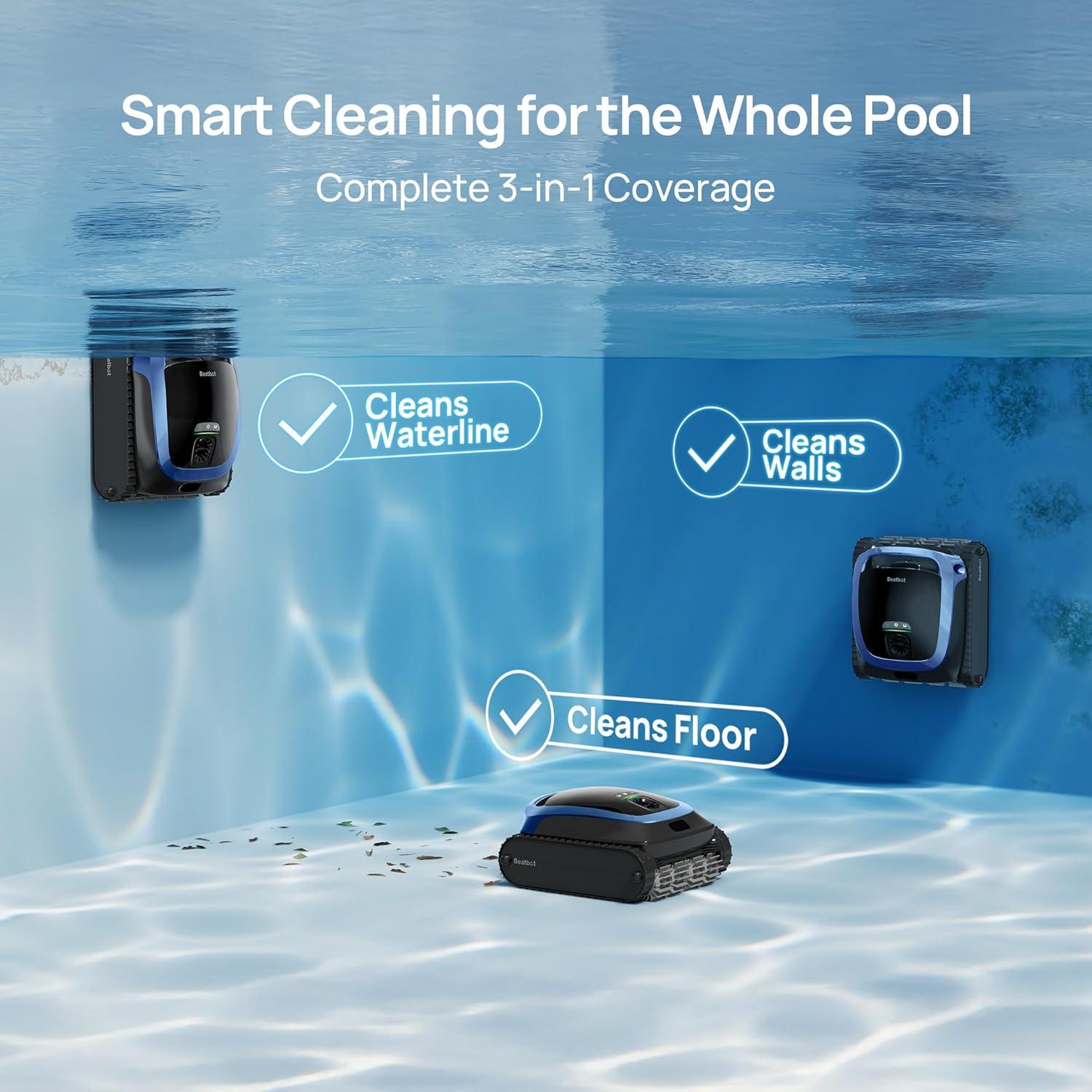 Aspiradora Robótica de Piscina Beatbot AquaSense 2 - Limpieza Eficiente