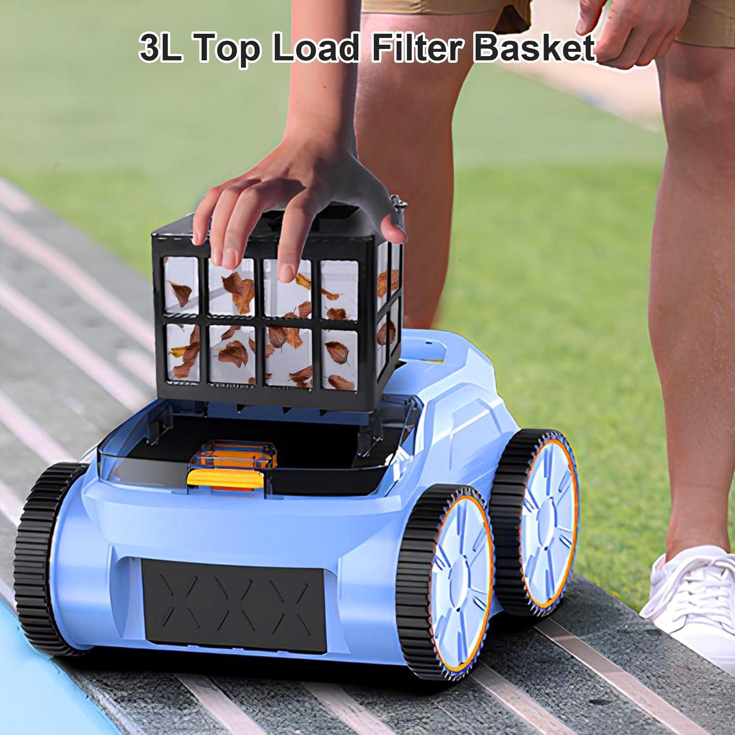 Aspiradora Robótica para Piscinas Huizhou SAT 20, 180 min, 150 m2