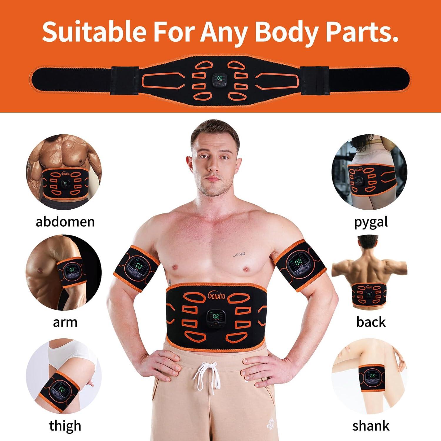 Estimulador Muscular PONATO EMS para Abdomen y Extremidades