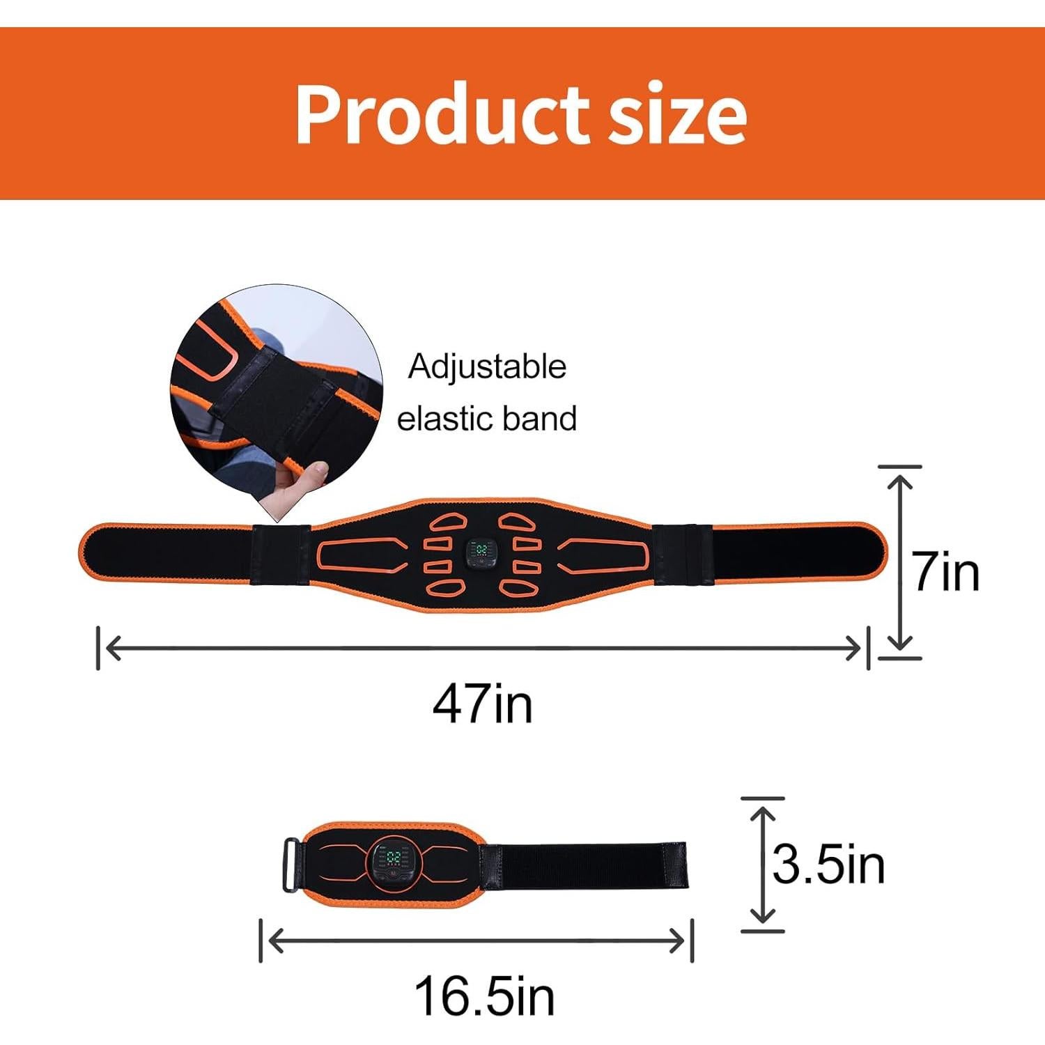 Estimulador Muscular PONATO EMS para Abdomen y Extremidades