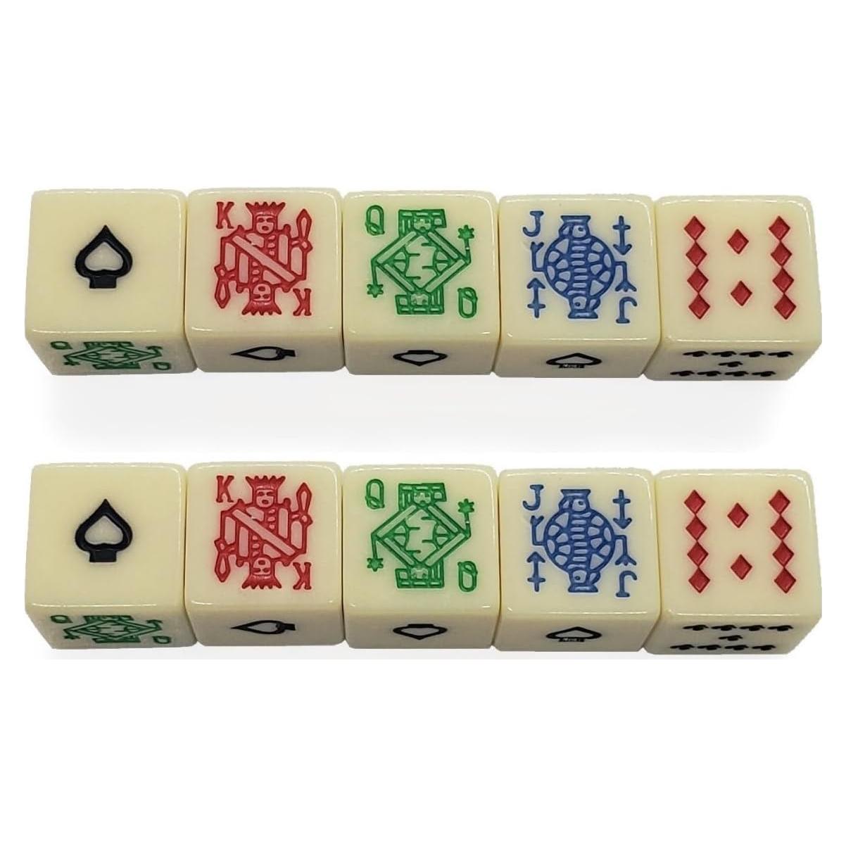 Juegos de Dados de Póker 16mm Ofertas Cibernéticas - 10 Dados