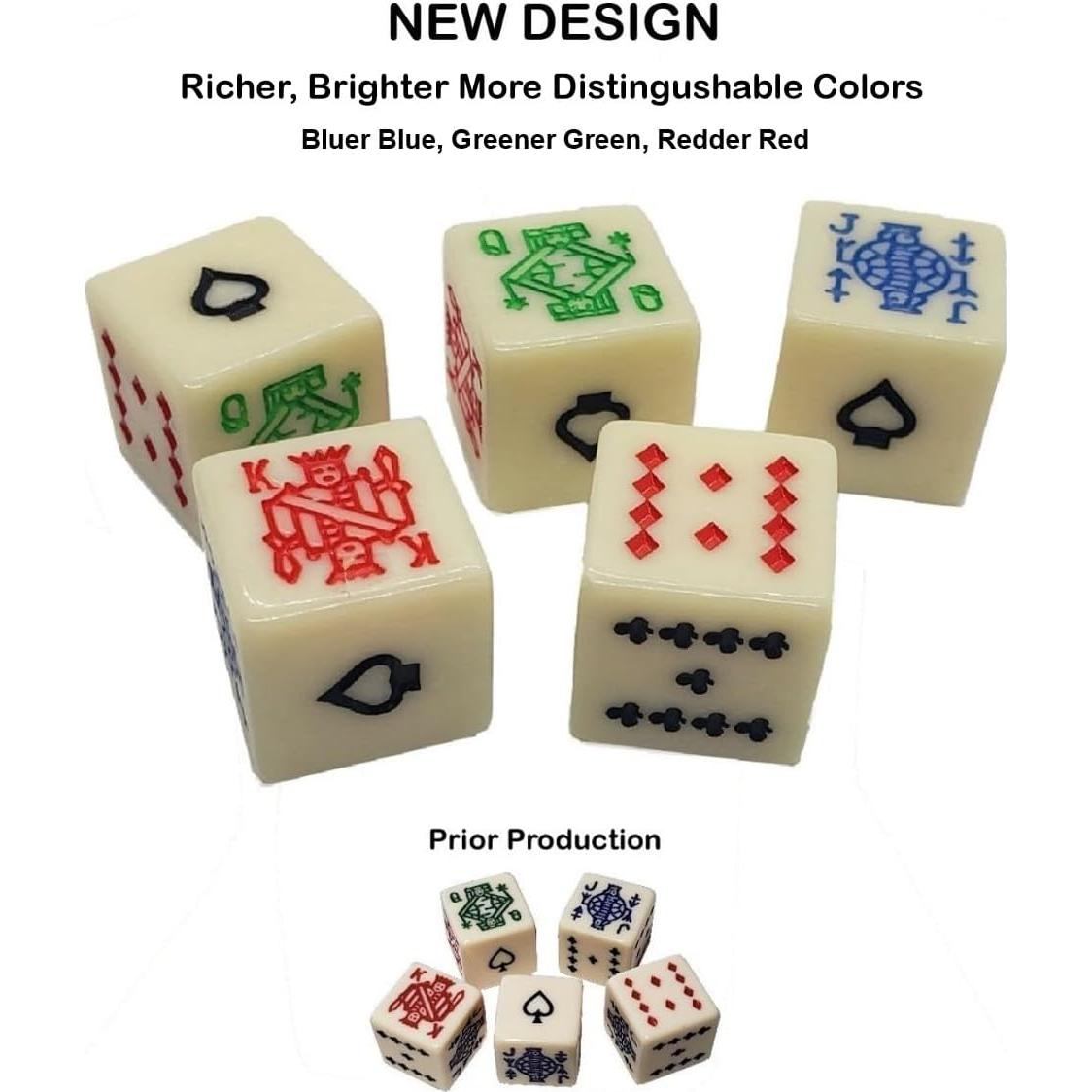 Juegos de Dados de Póker 16mm Ofertas Cibernéticas - 10 Dados