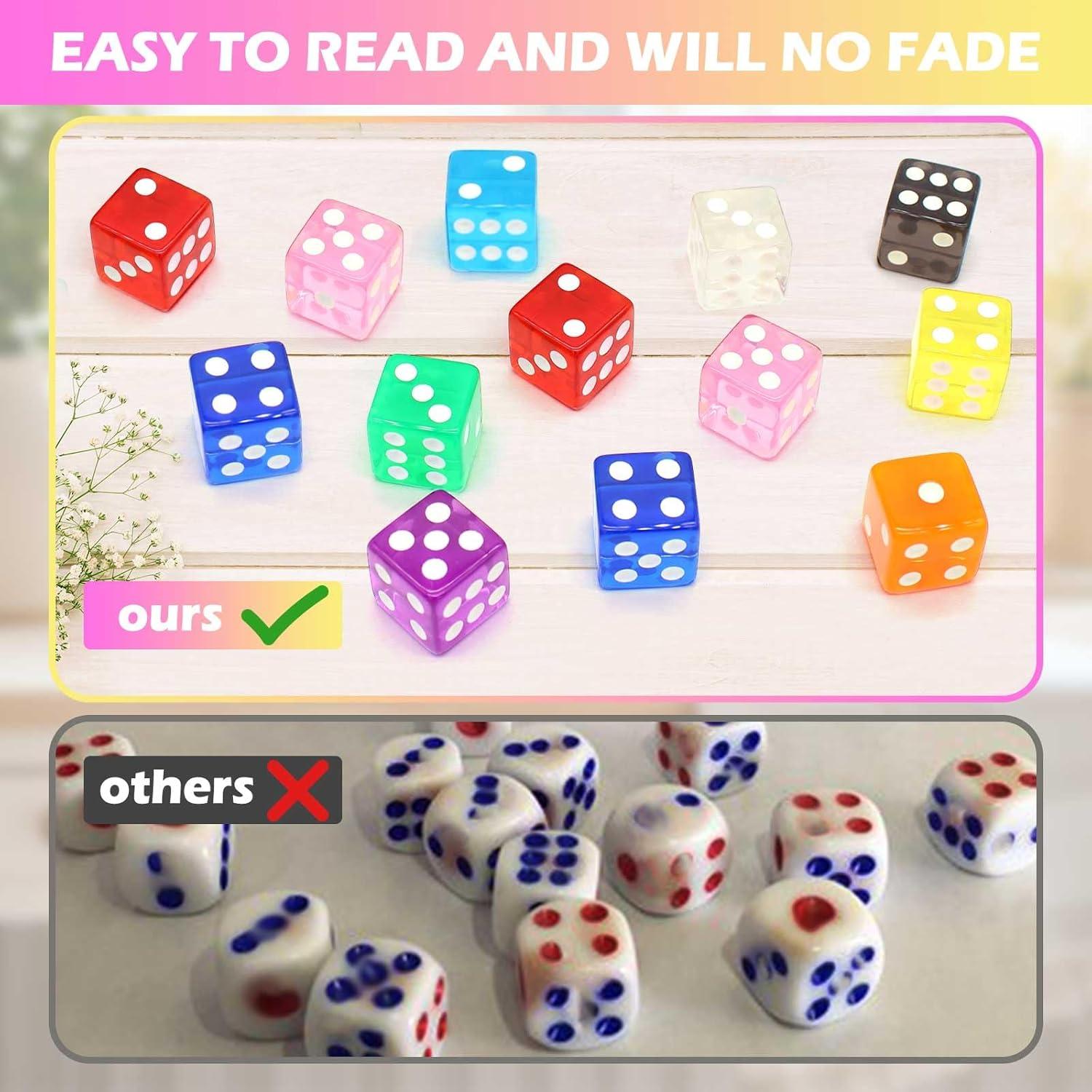 Juego de Dados de 50 Piezas 16MM Sin Numeración - SINVDAJY