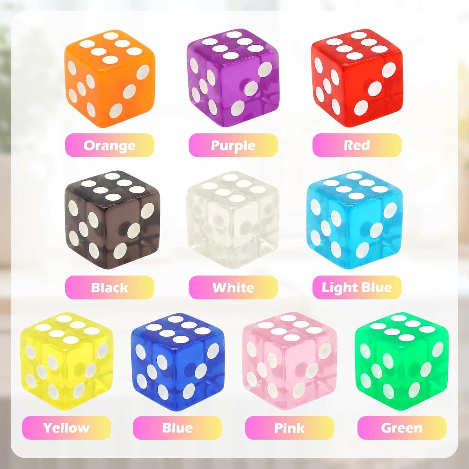 Juego de Dados de 50 Piezas 16MM Sin Numeración - SINVDAJY