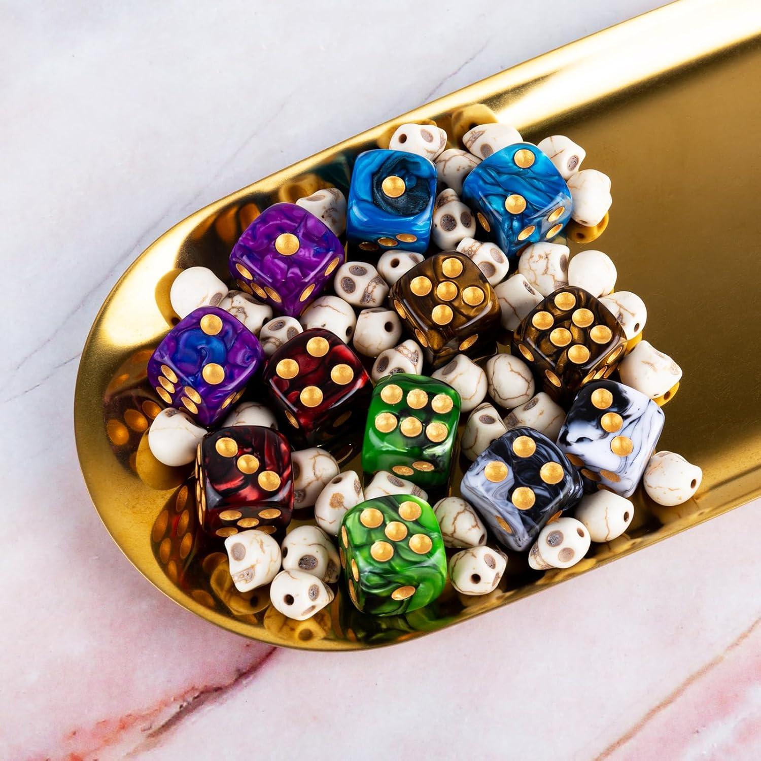 36 Dados D6 Acrílico 16mm LAMJAM para Juegos de Mesa