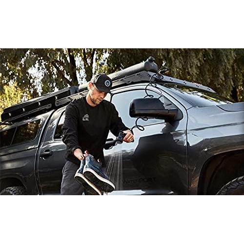 WaterPORT Weekender Portable 8-Gallon Water Tank with Camping Shower; Off Road Shower for Overlanding, Water Storage, Roof Rack Mount