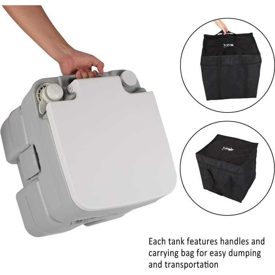 Inodoro Portátil VINGLI 20.1 Litros para Camping y Barco