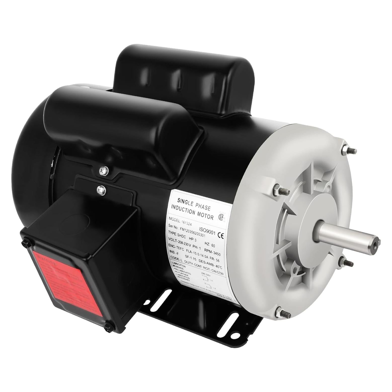 Motor Eléctrico 3HP FAHKNS 3450RPM 208-230V TEFC