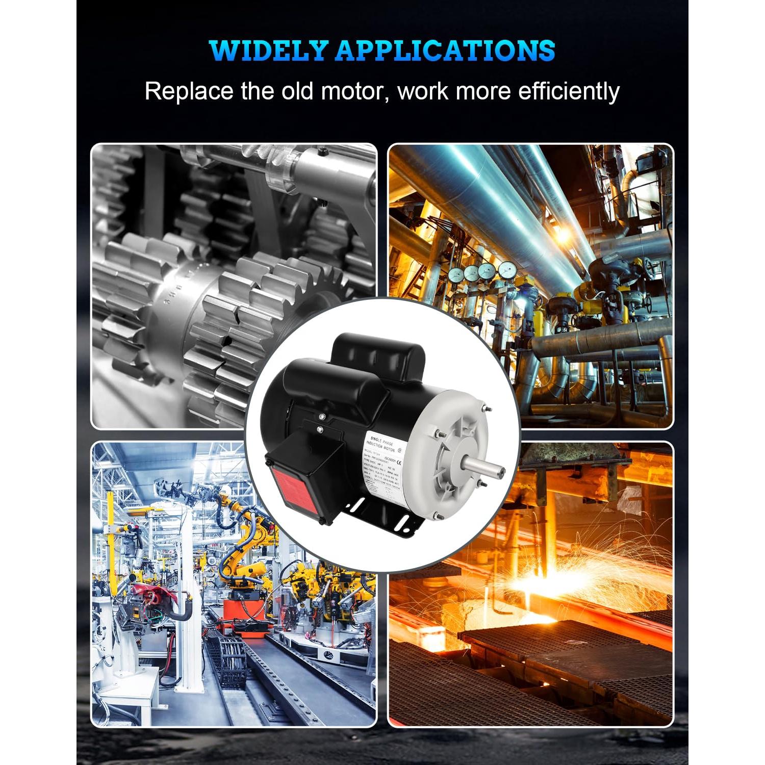 Motor Eléctrico 3HP FAHKNS 3450RPM 208-230V TEFC