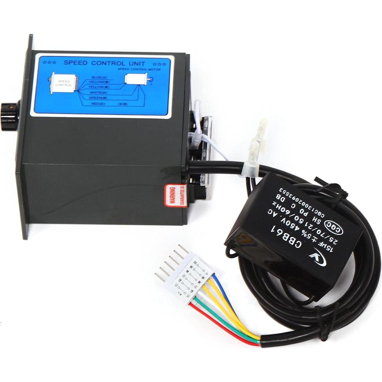 Motor de Engranaje AC 110V 60W Monofásico 0-135RPM 3.8Nm