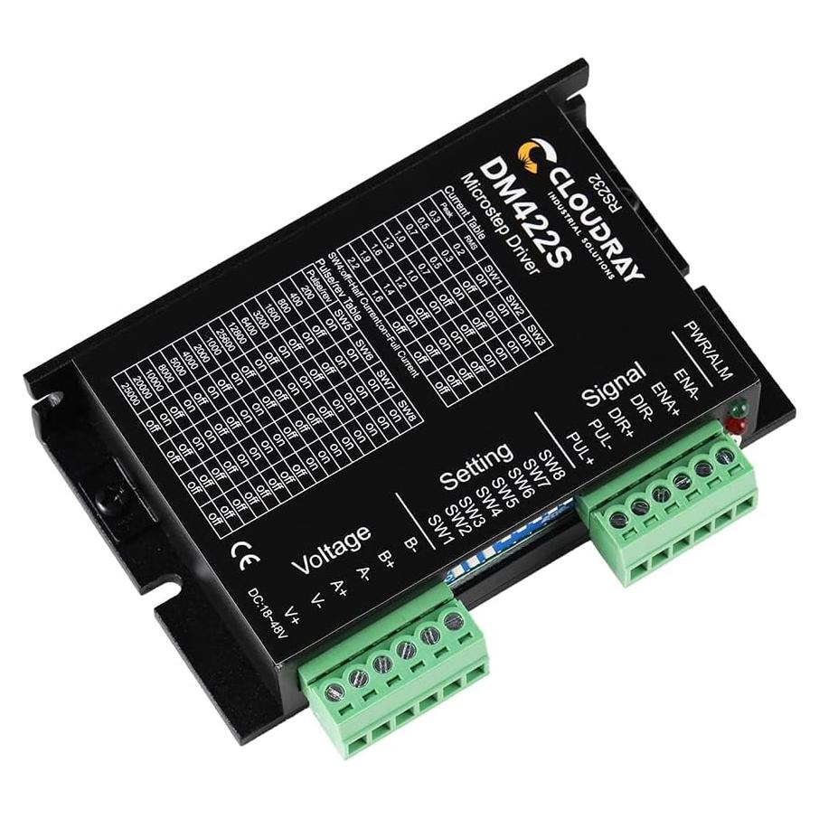Controlador Motor Paso a Paso Cloudray DM422S 0.3-2.2A 18-48VDC