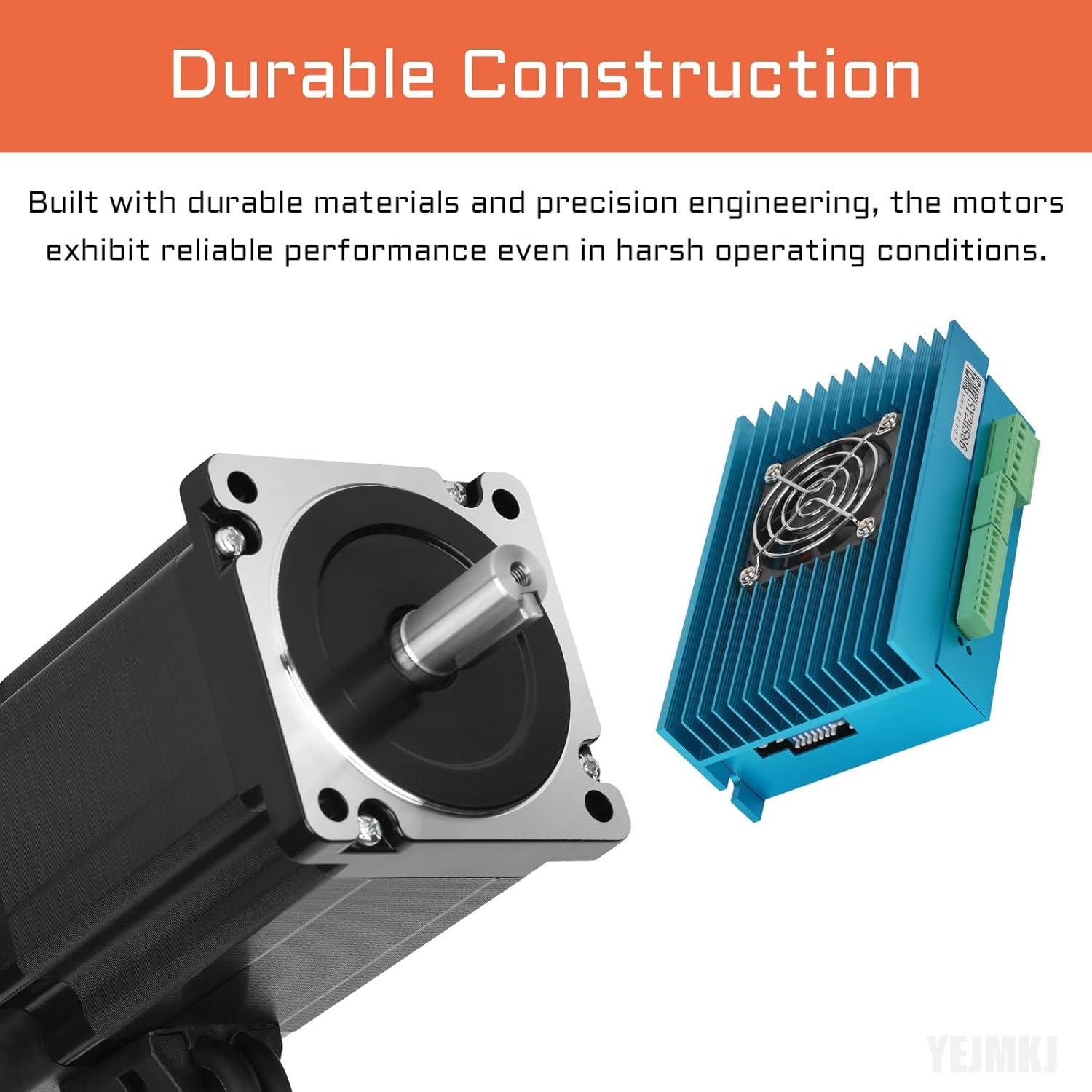 Kit Motor Paso a Paso Nema 34 8.5Nm con Controlador BHA860