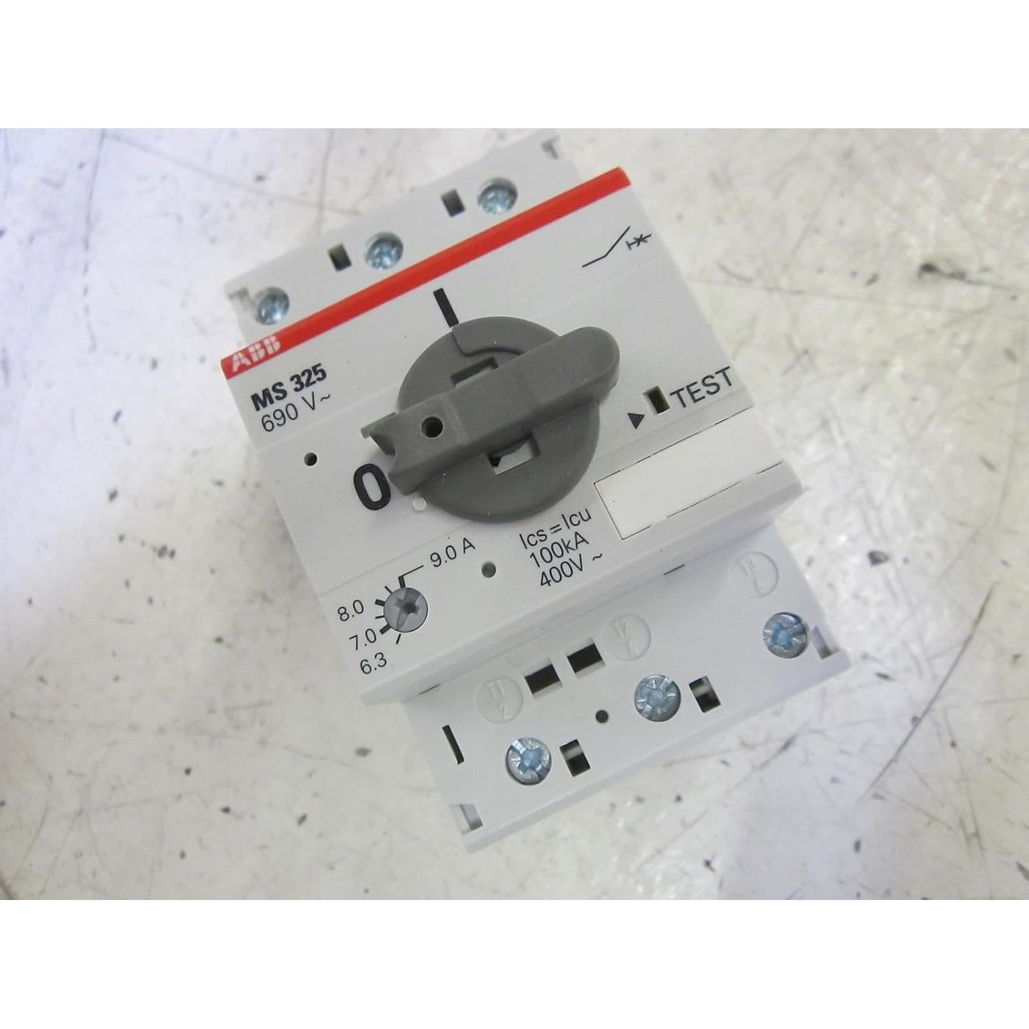 Iniciador de Motor Manual ABB MS325 1.7 kW 9 A Nuevo