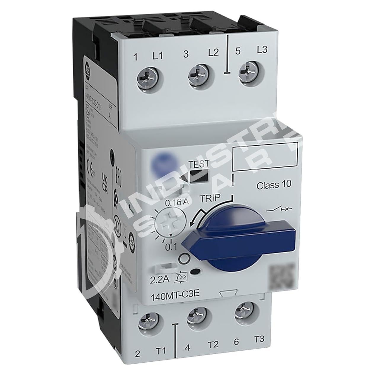 Interruptor de circuito motor Industrial Spares 140MT-C3E-B63 4-6.3A