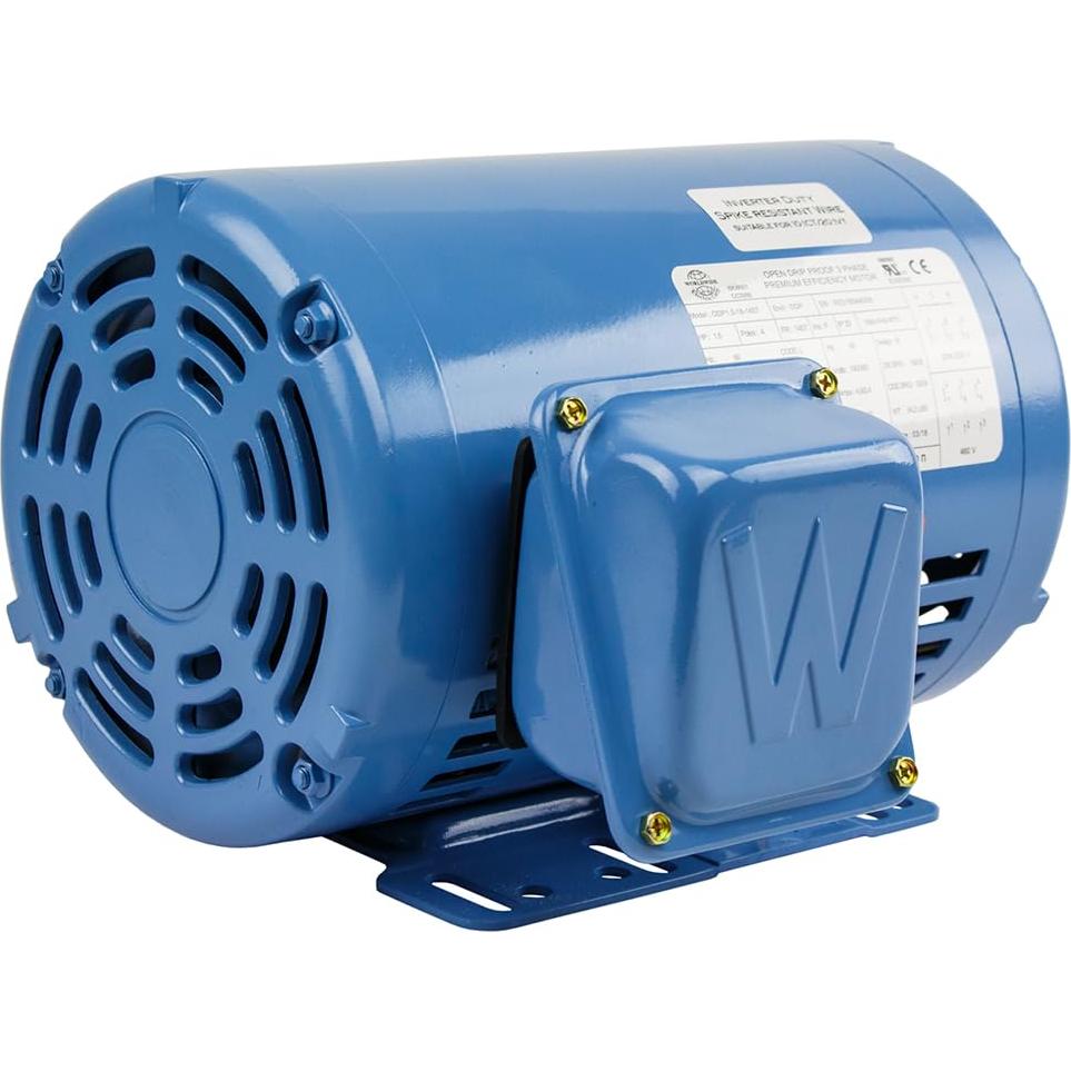 Motor Eléctrico 1.5 HP 3 Fases ODP Worldwide Electric 1800 RPM