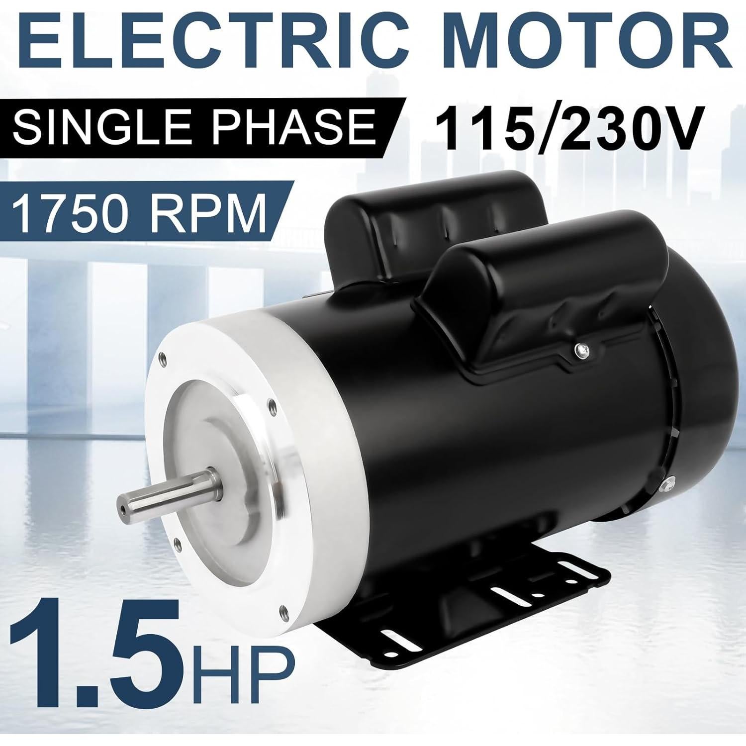 Motor Eléctrico 1.5HP Cuilvu 1750RPM TEFC IP55 115/230V