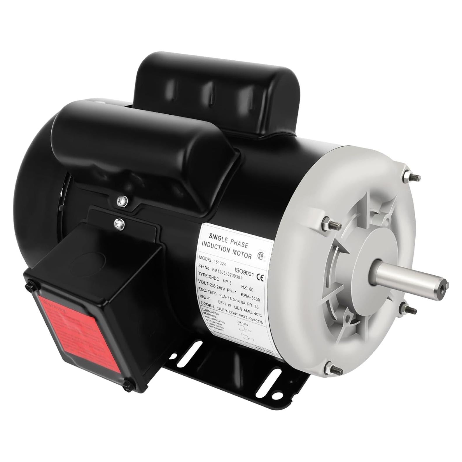 Motor Eléctrico Agrícola FAHKNS 3HP 3450RPM 230V TEFC