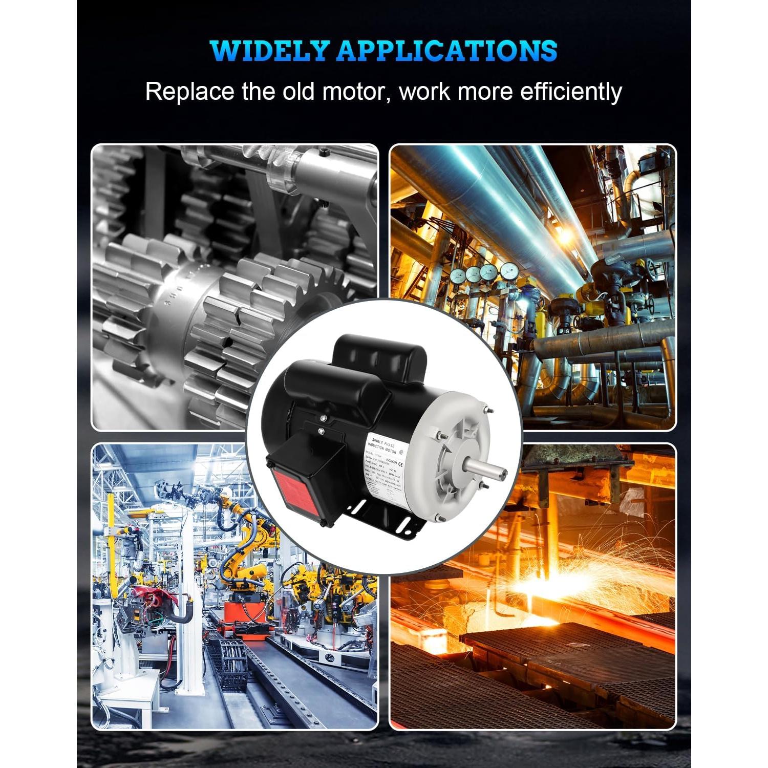 Motor Eléctrico Agrícola FAHKNS 3HP 3450RPM 230V TEFC