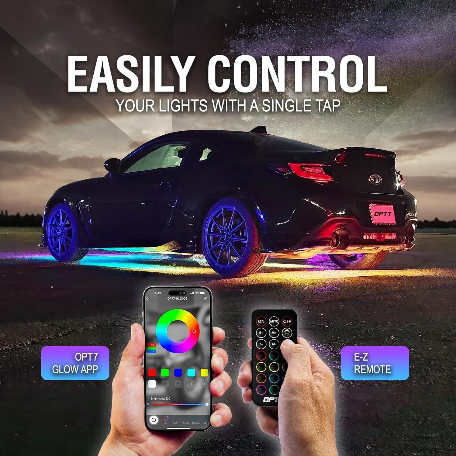 Luces de Subcuerpo OPT7 Aura RGB-IC Impermeables 12V