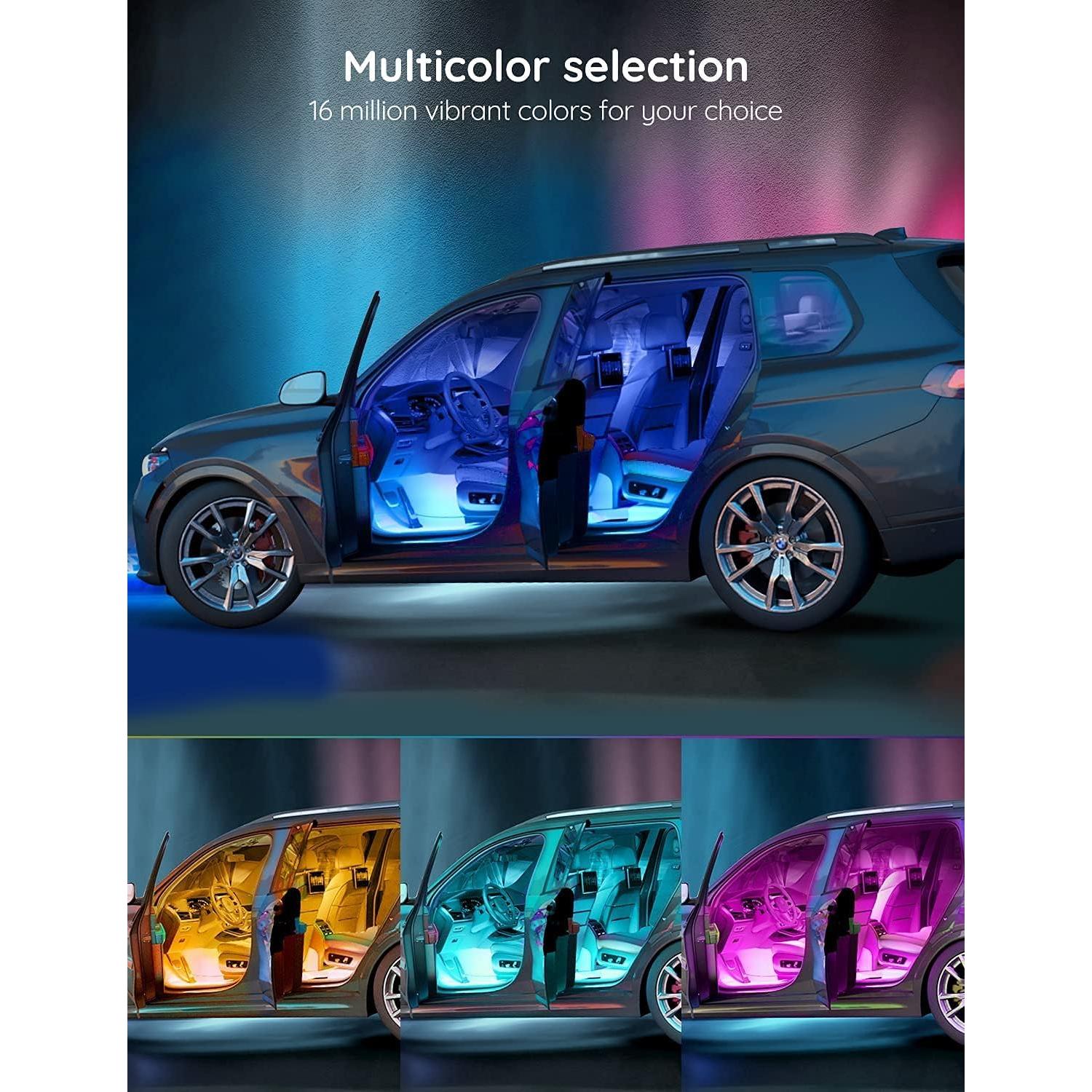 Luces LED RGB Govee para Auto con Control App y Música