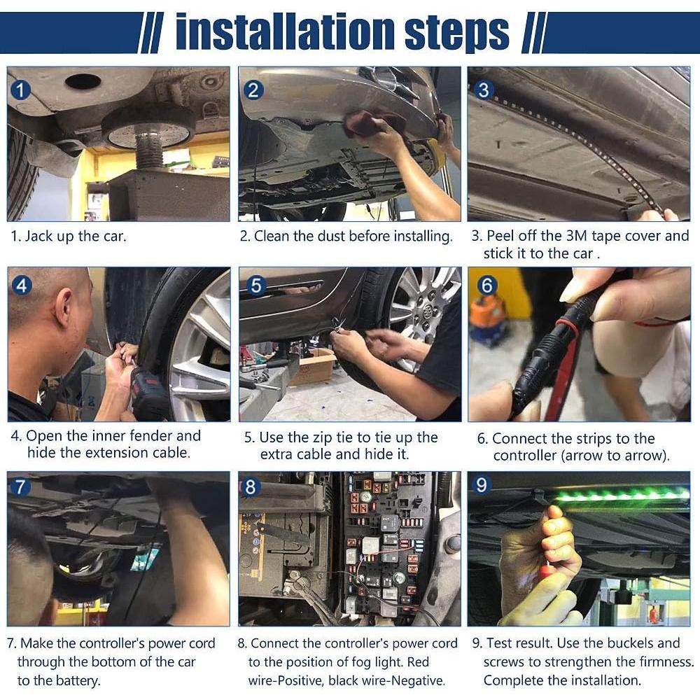 Luces de Subsuelo ETINAS AM0009, 6 PCS LED Multicolor 12V