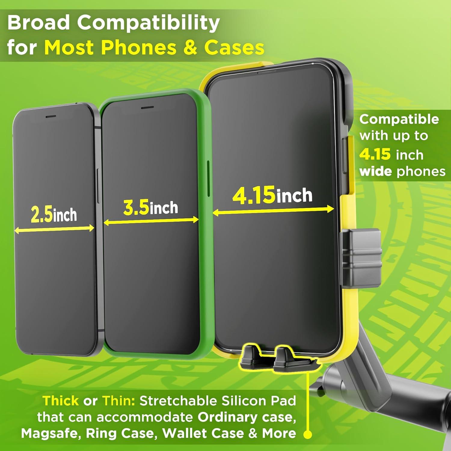 Soporte para teléfono Truckules 42.9 cm para camión negro