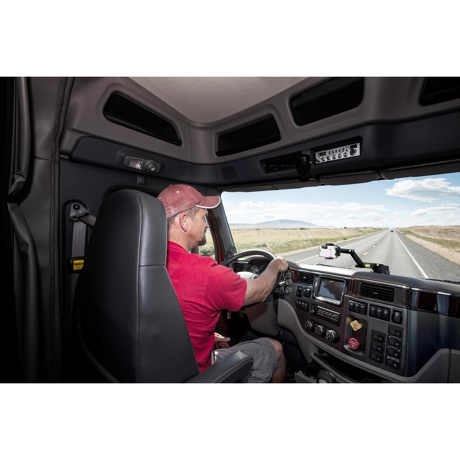 Soporte para teléfono Truckules 42.9 cm para camión negro