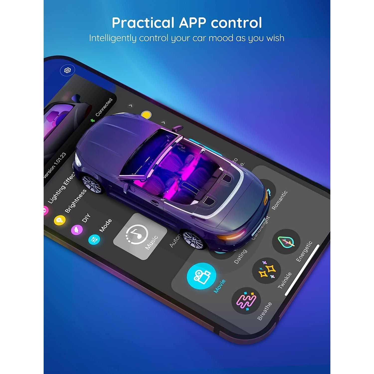 Luces LED para Automóviles Govee Tira Interior 12-24V