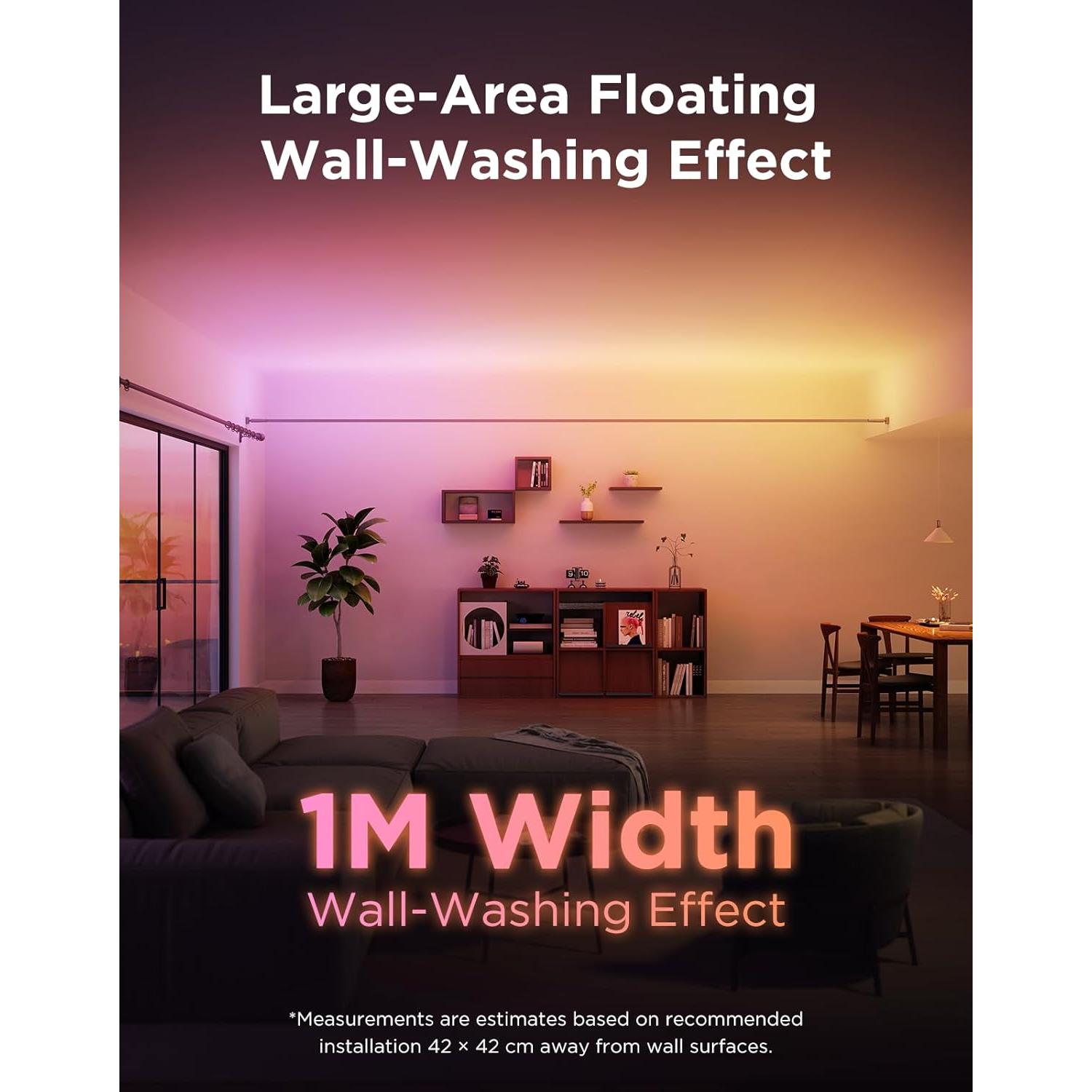 Tira de Luz LED Inteligente Govee 4.0m RGBWWIC Control Alexa