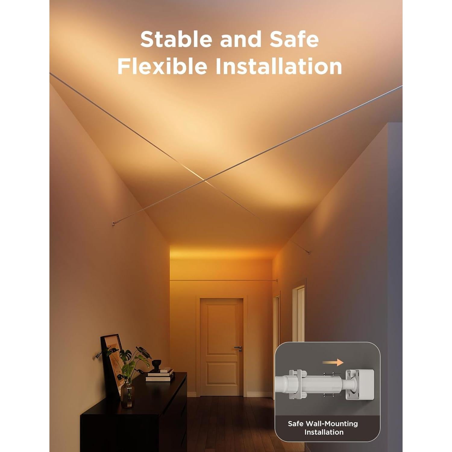 Tira de Luz LED Inteligente Govee 4.0m RGBWWIC Control Alexa