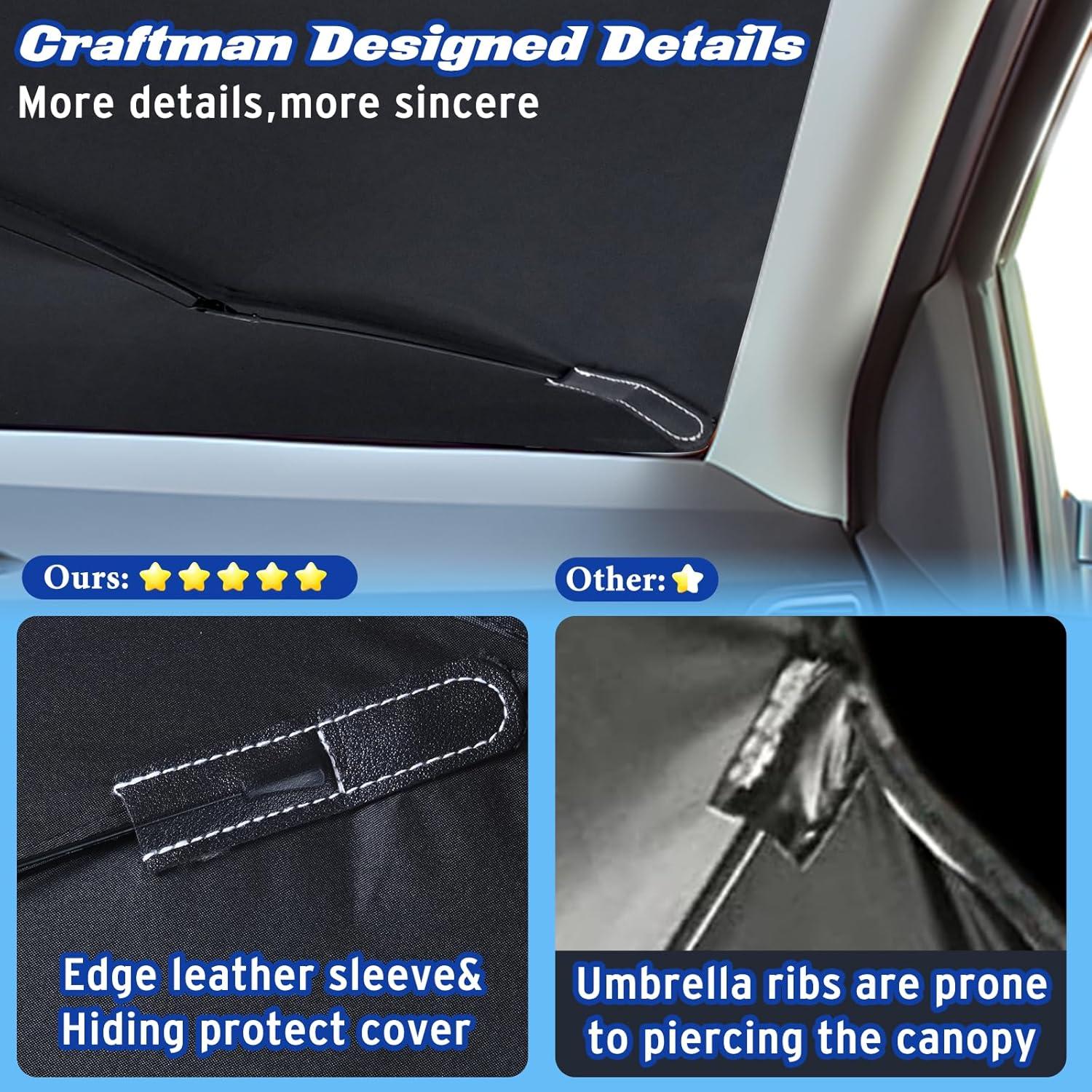 Sombrilla para Parabrisas Waipfaru Grande 155x89cm UV Nano 2025