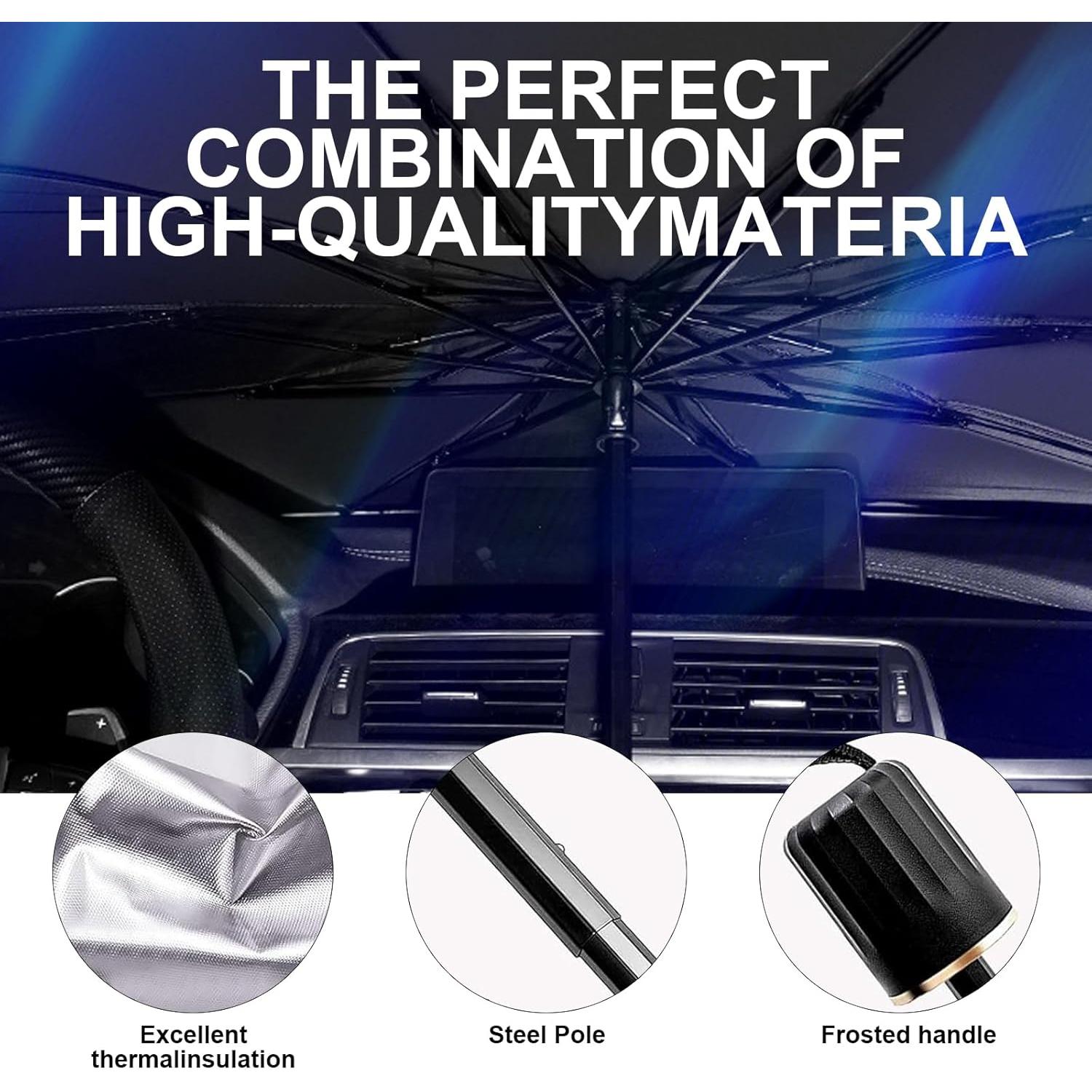 Sombrilla para Parabrisas de Coche JawGrew 139.7x78.7cm