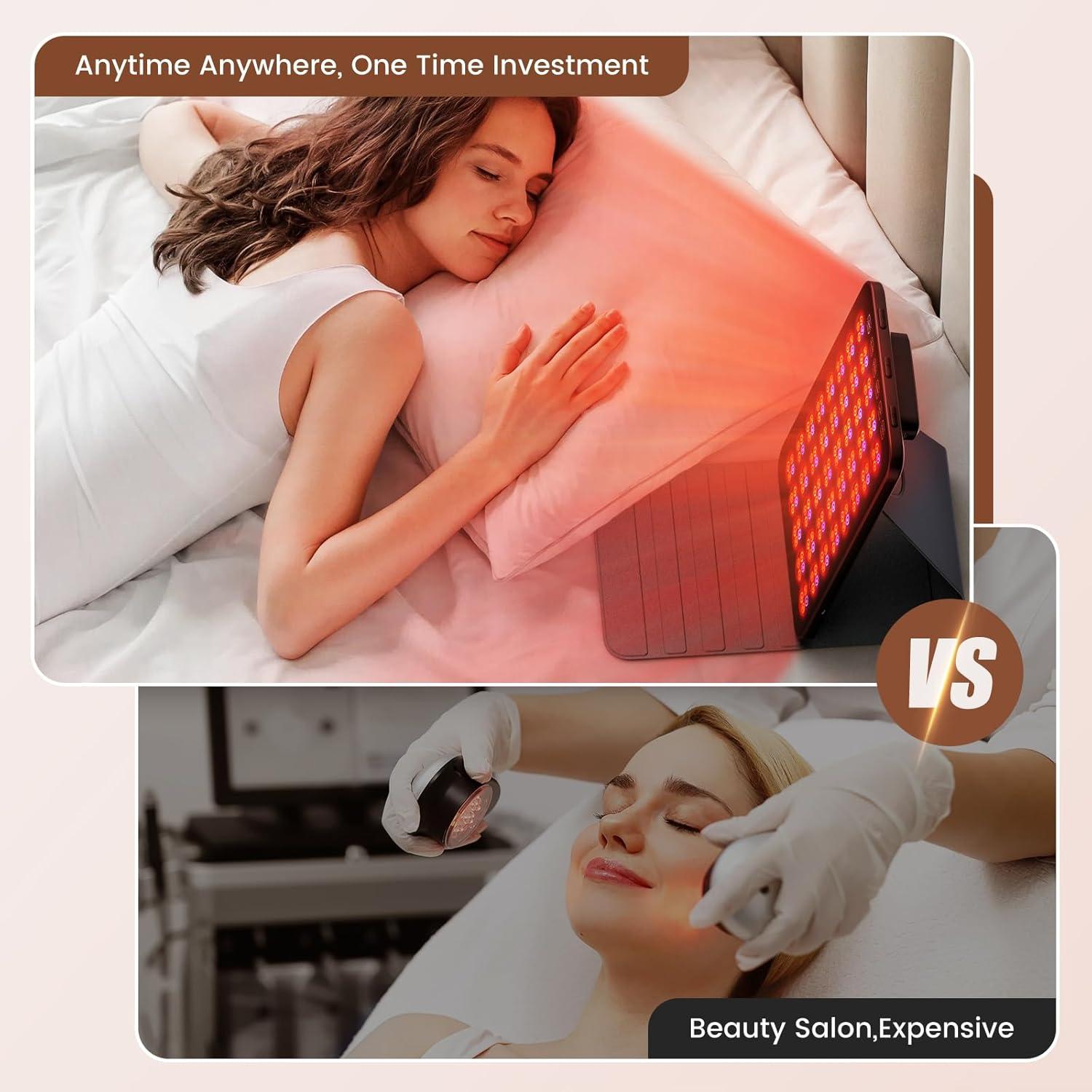 Terapia de Luz Roja INTEO Portátil 6 Modos para Piel