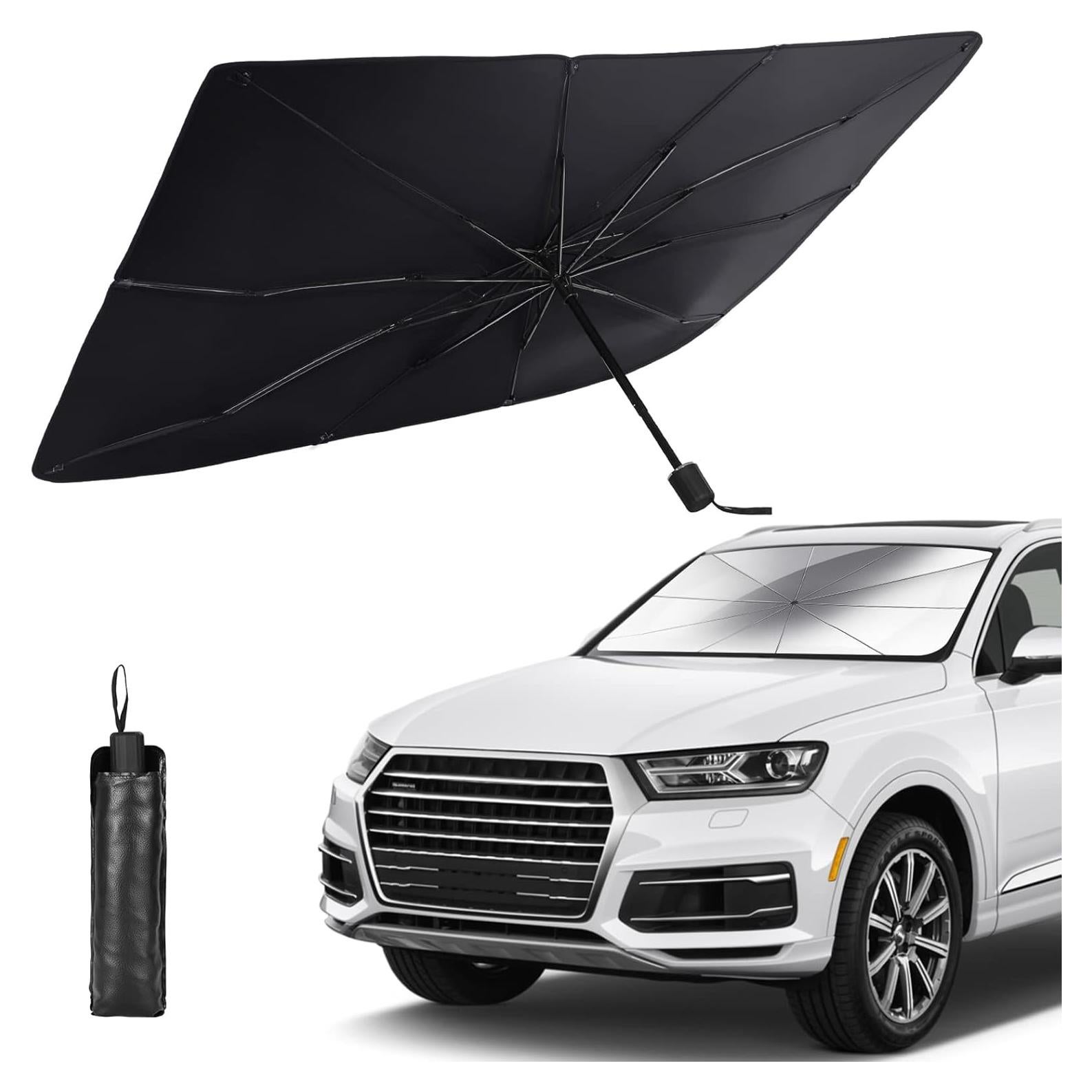 Sombrilla Plegable para Parabrisas de Coche TAOVEN 127x66cm