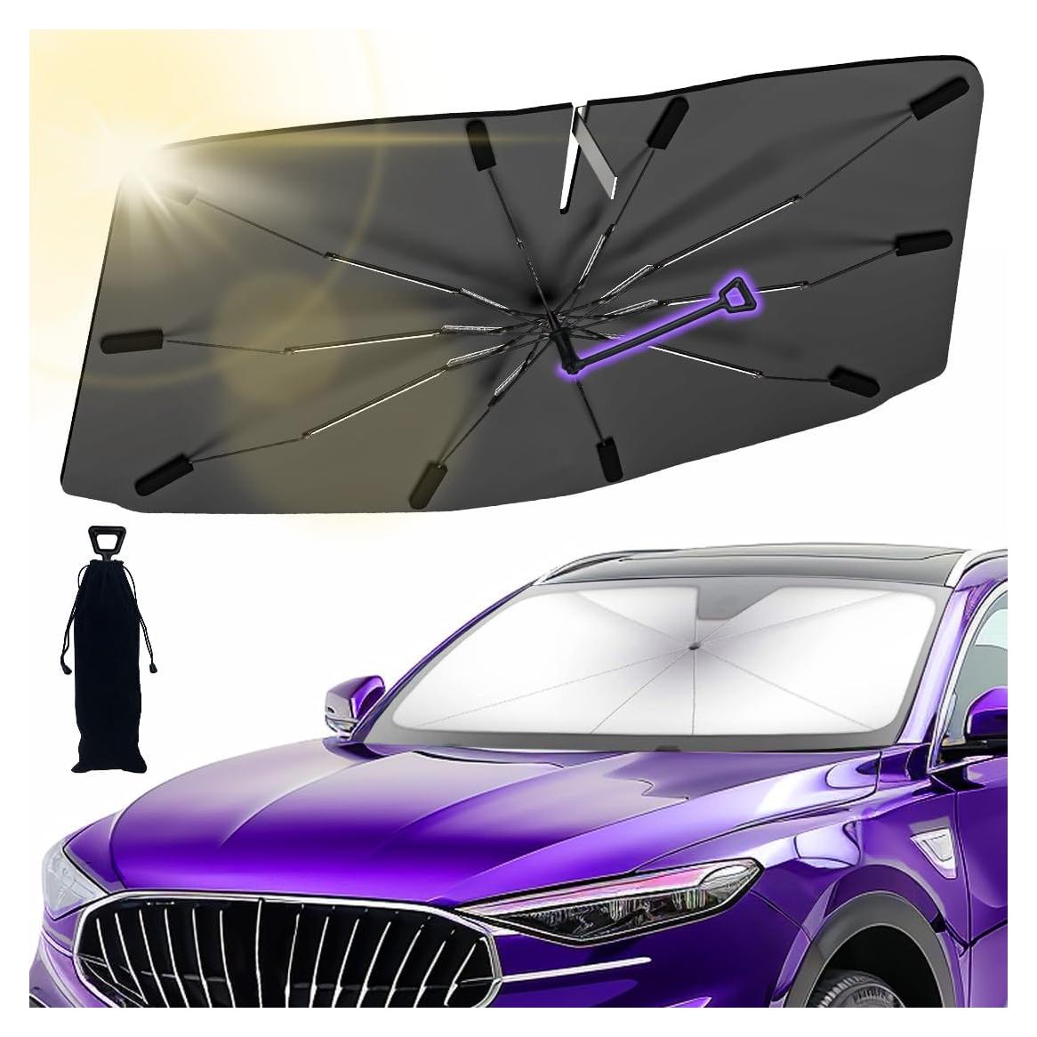 Sombrilla para Parabrisas JASVIC Plateada 145x84 cm Antirayaduras