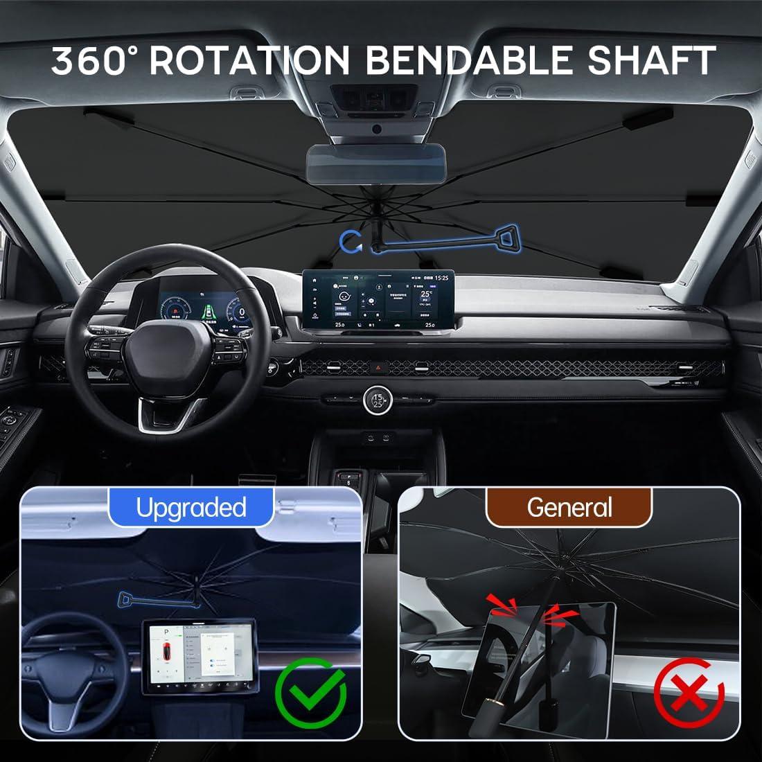 Sombrilla para Parabrisas JASVIC Plateada 145x84 cm Antirayaduras