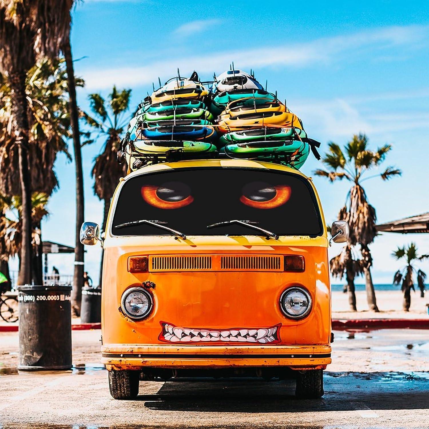 Sombrilla para Parabrisas UOER 120x75 cm Plegable con Mango 360°