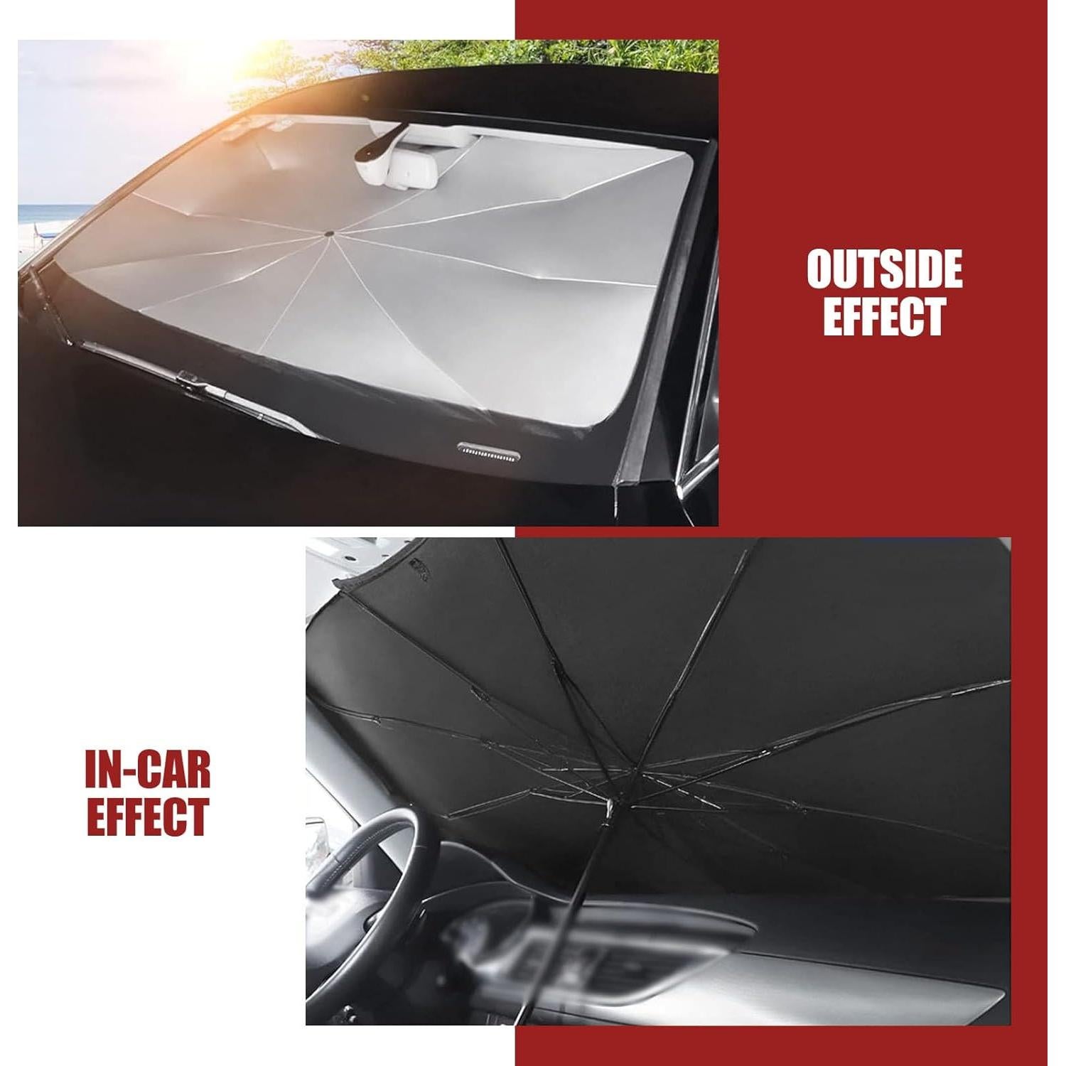 Parasol para Parabrisas de Coche Flygun 139.7x78.74cm Plata