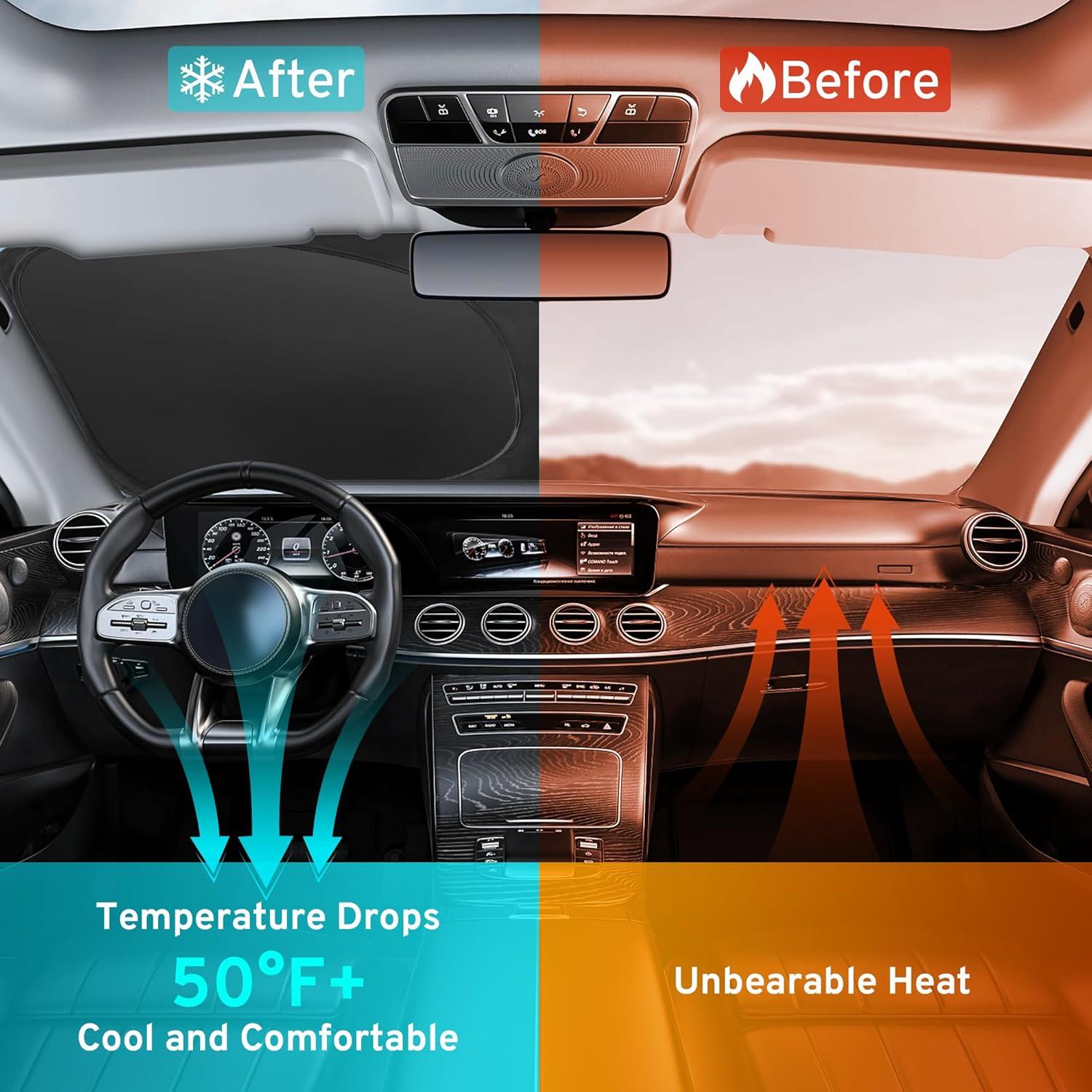 Protector Solar Parabrisas XHRING para Toyota Sienna 2011-2020