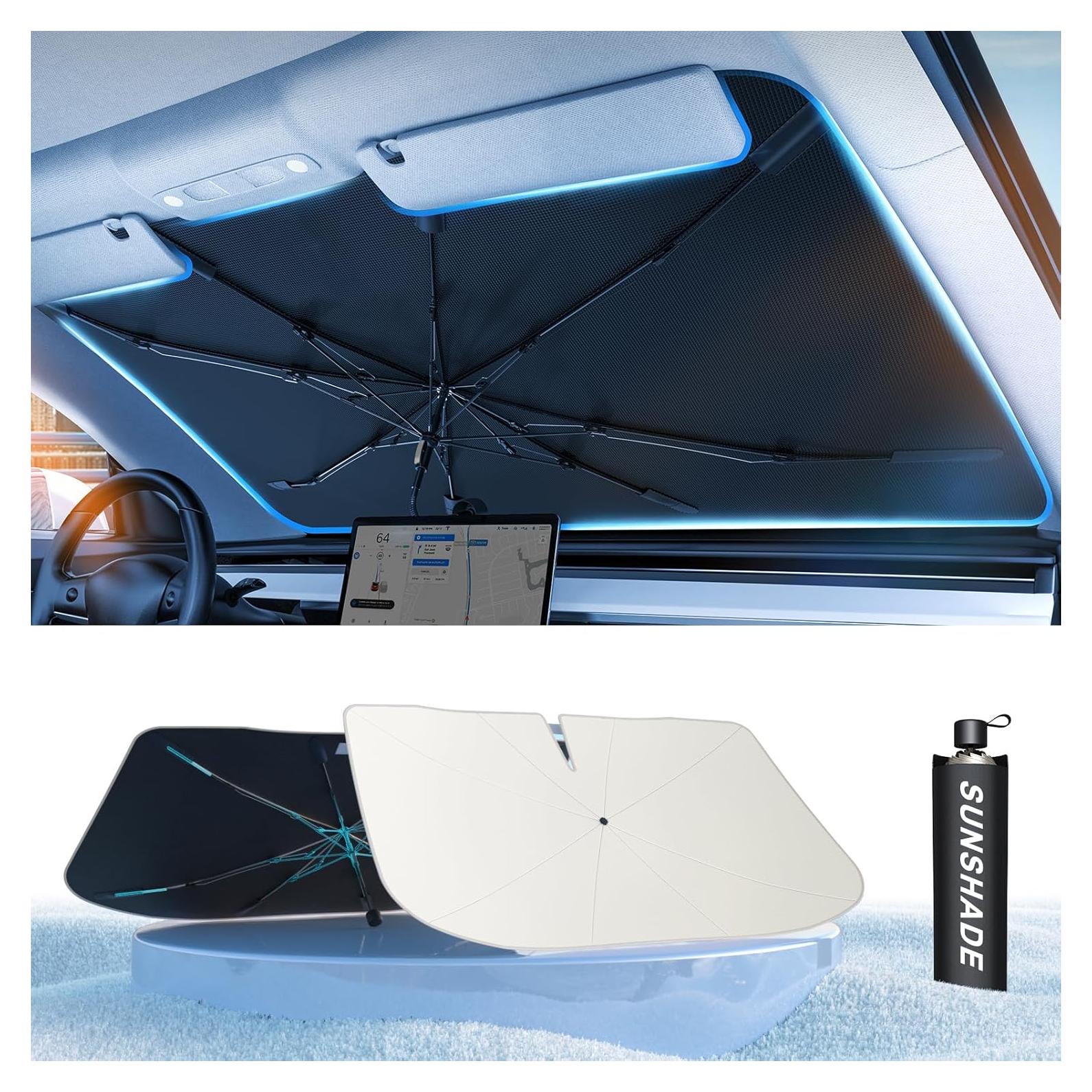 Sombrilla para Parabrisas TrySpace ZYS-01 142x79 cm Protección Solar