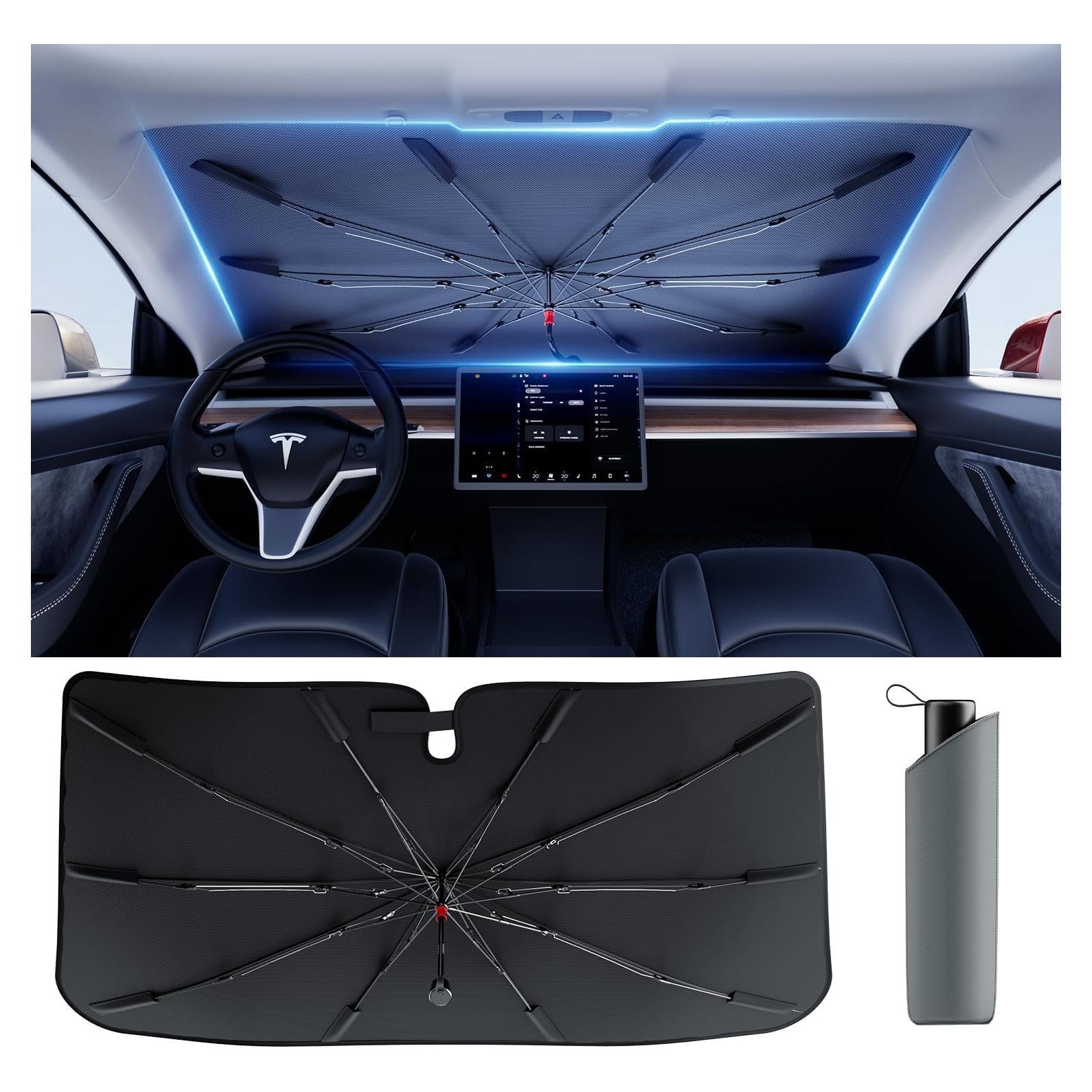 Parasol de Parabrisas DMJN Mediano con Recubrimiento Nano-Hielo