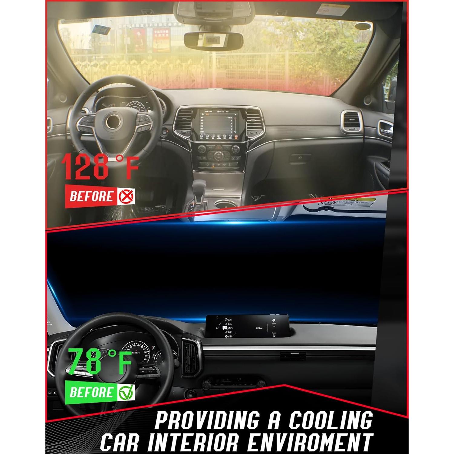 Protector Solar Parabrisas Mekdghro para Colorado 2015-2022