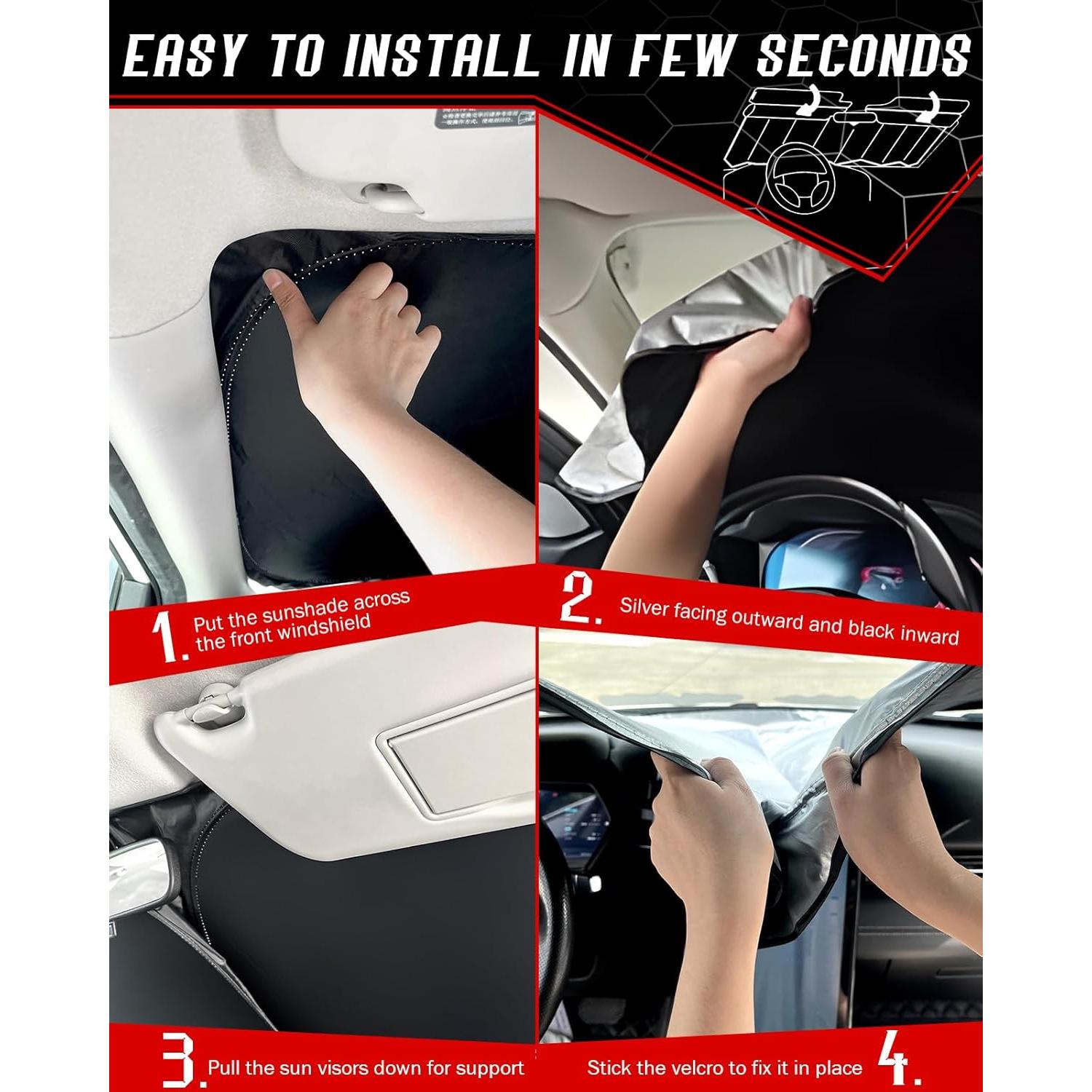 Protector Solar Parabrisas Mekdghro para Colorado 2015-2022